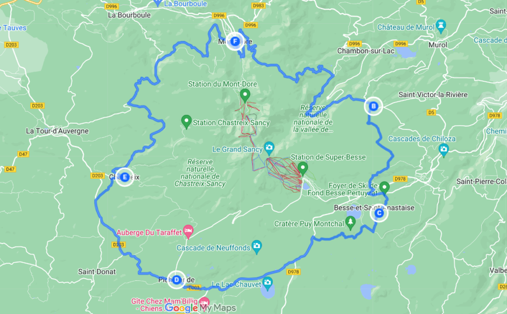 Cyclotourisme en famille : Puy de Dôme